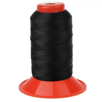 

One Roll Nylon Sewing String 500 Meters Strong Bonded Nylon Sewing Thread Cord for Tent Backpack Black
