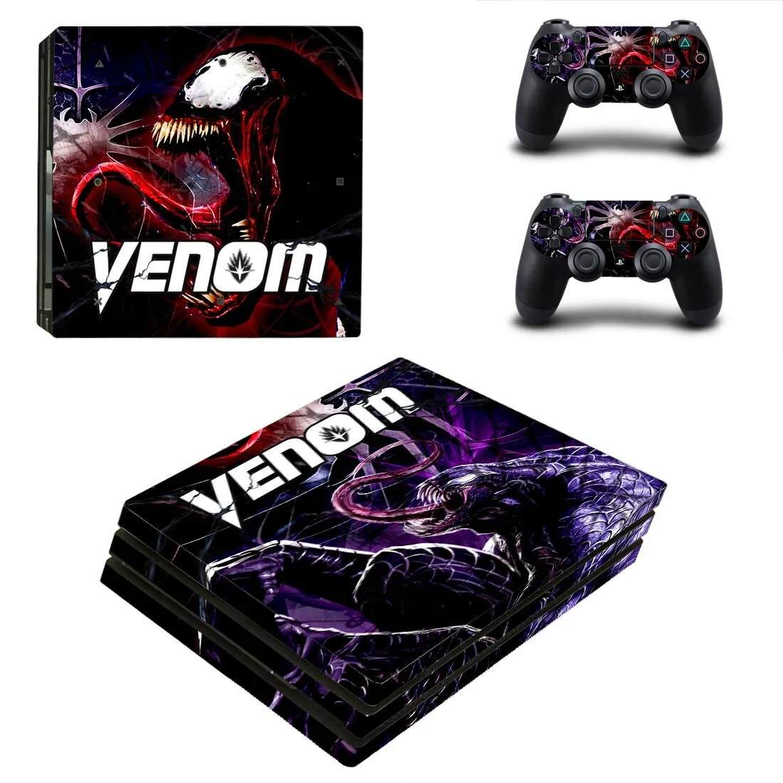 Наклейка Spiderman VS Venom PS4 Pro Play station 4 наклейки для кожи наклейки для playstation 4 PS4 Pro консоль и контроллер Скины Виниловые