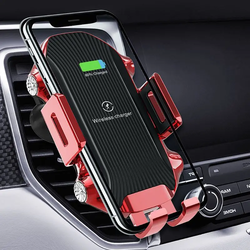 

Automatic Air Vent Clamp Intelligent Induction Car Phone Wireless Charger Holder for iPhone Samsung Galaxy Huawei Xiaomi HTC