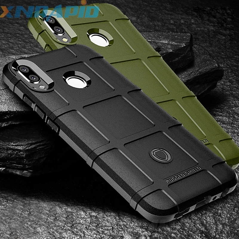 

Silicone Case For Huawei P Smart 2019 Plus Military Heavy Duty Protection Phone Cover For Huawei P Smart Z Case