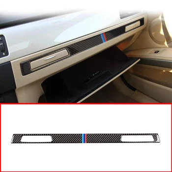 

For BMW 3 Series E90 E92 LHD 2005-2012 Car Interior Accessories Carbon Fiber Copilot Water Cup Holder Panel Decor Trim