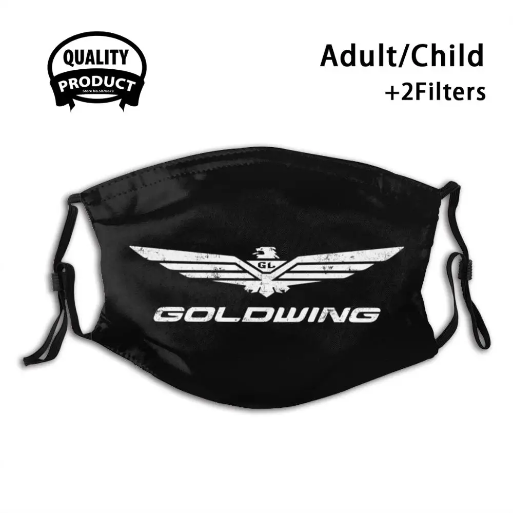 Honda Goldwing Classic Logo Motorcycle Shirt Half Face For Men Women Ladies Diy Masks Cruizer Vintage | Аксессуары для одежды