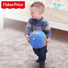 FISHER-PRICE, резиновый мяч, детский баскетбольный мяч, эластичный, pai qiu, детский сад, только для 0-3 лет, детский игрушечный мяч