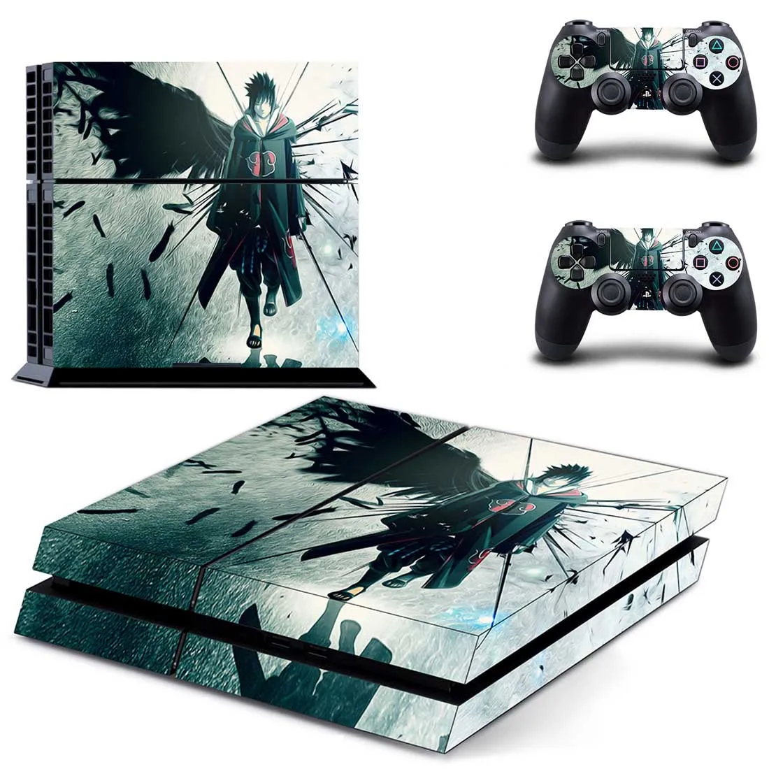 PS 4 наклейка наруто игровая станция 4 наклейка s, PS4 виниловая наклейка Pegatinas Adesivo для консоли playstation 4 и 2 контроллера