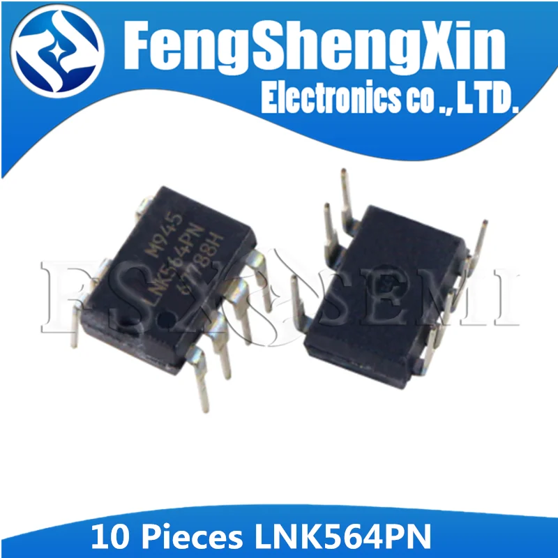 10 шт./лот LNK564PN DIP7 LNK564P DIP LNK564 DIP-7 564PN коммутатор IC | Электронные компоненты и