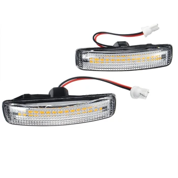 

2X Amber Blink Led Side Marker Repeater Indicator Light For Land Rover Discovery 3 4 Freelander 2 Land Rover Range Rover Sport