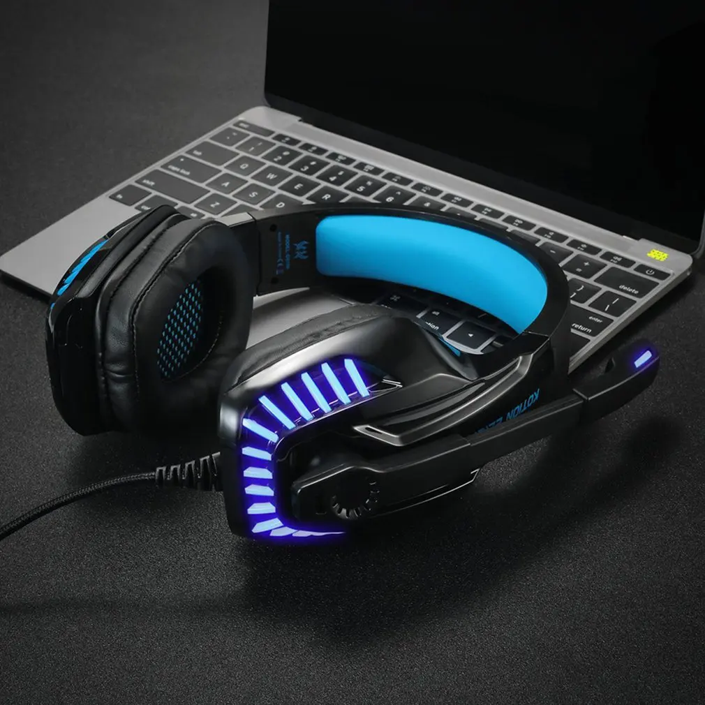 G9100 Headphone 3 5mm Double Terminal Wired PC Games Headset with Microphone Over The Head Gamers Tool For PC Laptop