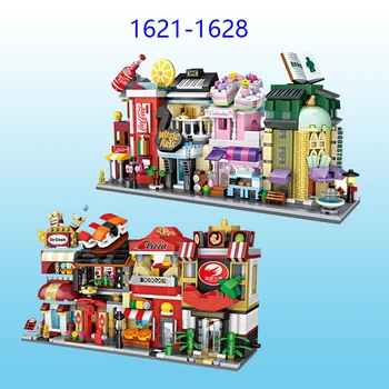 

LOZ Diamond Mini Blocks City View Scene Coffee Shop Retail Store Architectures Models & Building Quiz Christmas Toy for Children