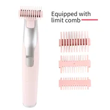 Многофункциональная электробритва для женщин, стильная Водонепроницаемая Машинка для удаления волос, Влажная и сухая бритва двойного назначения