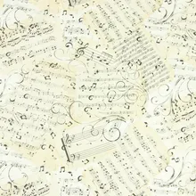 Половина ярда простой хлопок ткань с музыкальной нотой печати ручной работы DIY одежды платье детская одежда хлопок CR-252