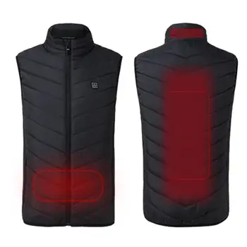 

Motorcycle Bicycles Heating Vest Outdoor Sports Fishing Graphene Electric Heated Vests USB Safety Intelligent Thermostat