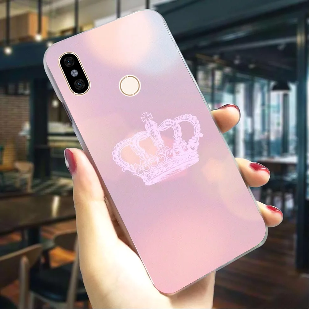 

Crown Queen Phone Cover For Redmi Note 5A Prime Case 4X 4A 5 6 7 5 Plus/5A 6A 6/K20 Pro GO Note 4 4X 3/5/6/7 Pro