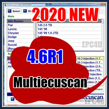 

2020 NEW MultiEcuScan v4.6R FULL Registered free shipping