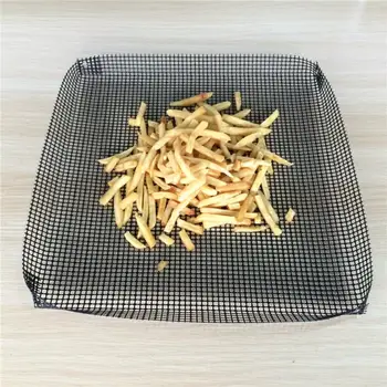 

Non-stick Oven Mesh Chips Baking Tray Reusable Basket Grilling Pan Crisper