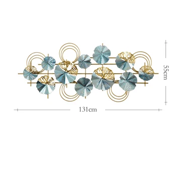 

3D luxury living room metal wall decoration Iron wall hanging in restaurant and wall decoration in exhibition hall handmade