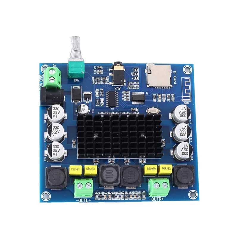Модуль усилителя TPA3116 беспроводной модуль цифрового мощности BLE5.0 2X100 Вт AUX Стерео