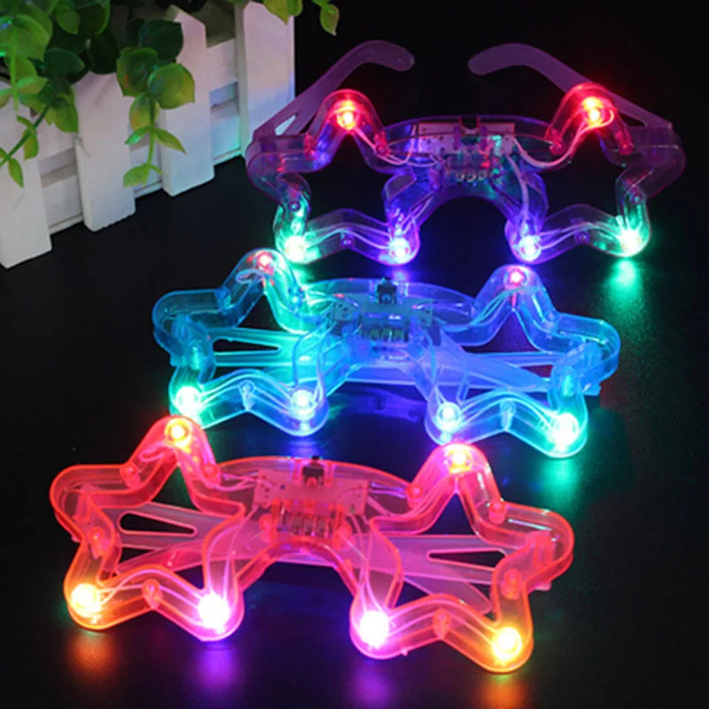 Led Neon Glow Glasses Glowing Toys Flash Butterfly Party KTV Bar Birthday Kid Toys led Party Sunglasses Glow In The Dark Toy (20)