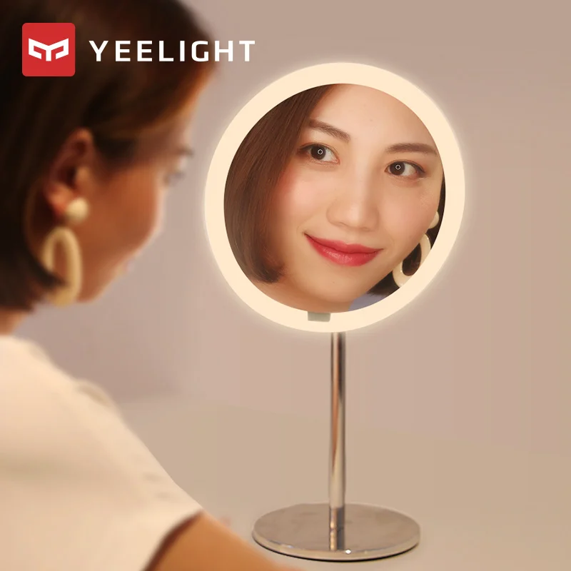 Xiaomi Yeelight индукционный макияж свет настольное зеркало свет туалетный столик лампа тщеславие свет настольный с светом туалетный красота
