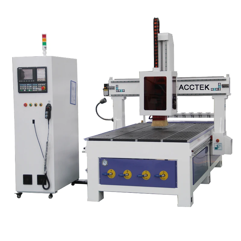 CNC маршрутизатор 1325 ATC станок для резки древесины Syntec6MA система управления 8 инструментов сервопривод двигатель и драйвер машина заводская цена