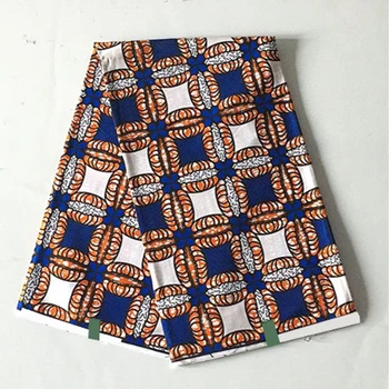 

ESEWING 2018 High Quality African Real Wax 100% Cotton African Fabric Wax African Ankara Wax Block Printed Wax Free Shipping