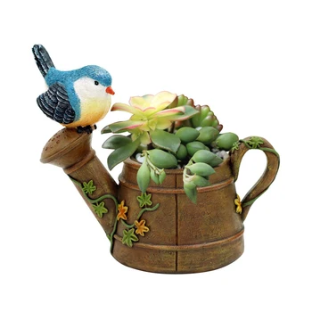 

Flower Pot Retro Flower Pot Home Decoration Tabletop Shower Tray Shape Balcony Garden Tool