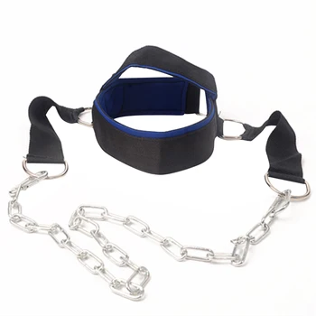 

Equipment Neck Builder Belt Power Training Adjustable Fitness Strength Exercise Head Harness Gym Weight Lifting Chain Padded