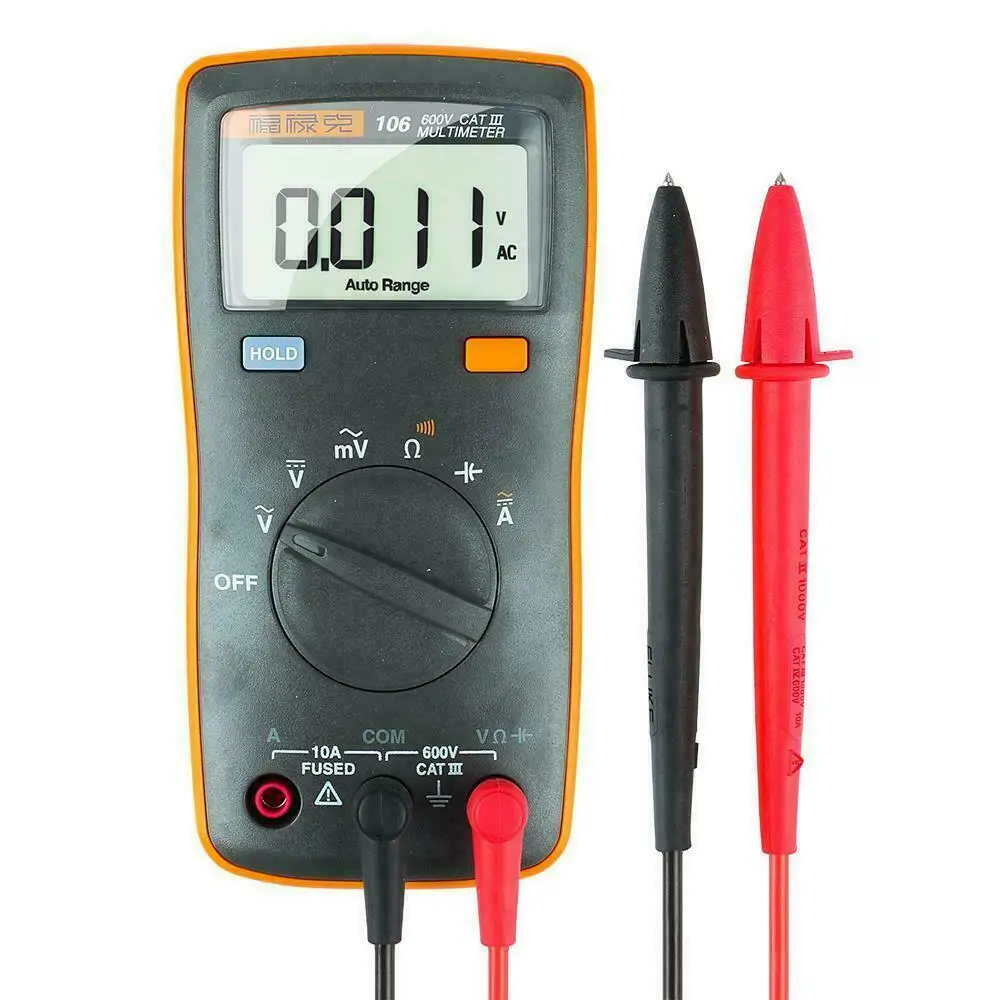 FLUKE106handheldF106ACDCvoltagetestammeterdigitalmultimeter
