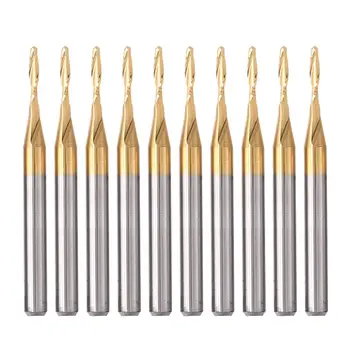 

10pcs Milling Cutter for Rotary Engraving Machine Wood Carving Polishing Tool Woodworking Repair Tool Sets Supplies