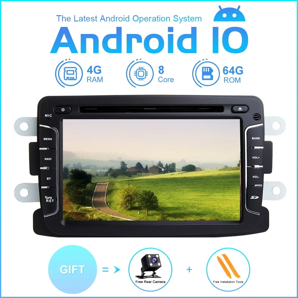 ZLTOOPAI Android 10 для Renault Duster Dacia Logan Sandero Xray 2 Авто Радио мультимедийный плеер GPS