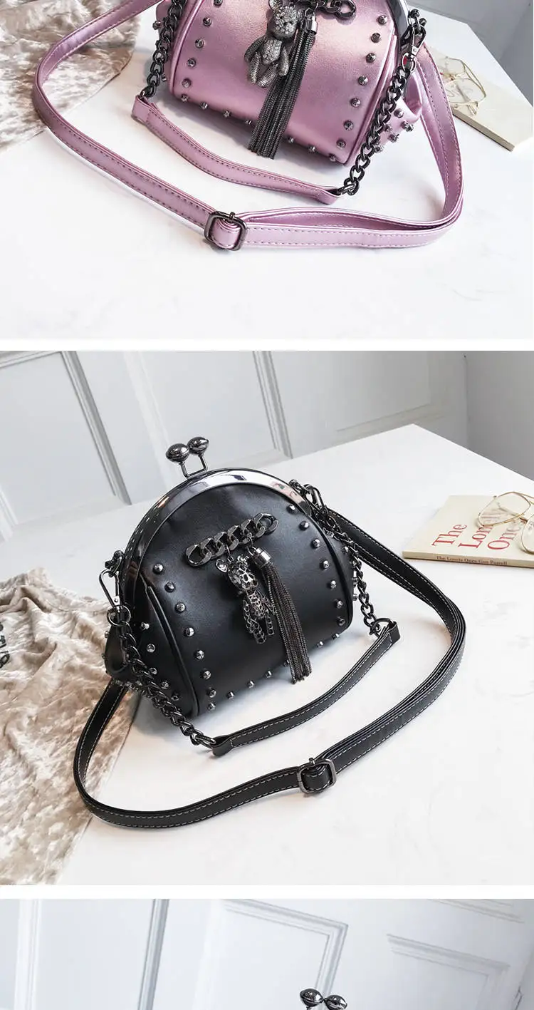 women's handbags purses pu leathe kiss lock shell women shoulder crossbody bag bags (15)