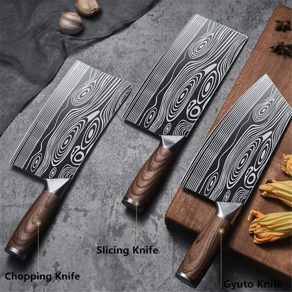 6 Pcs Stainless Steel Kitchen Knives Set Chef Knife Sushi Knife Japanese  Knife Fruit Knife Kitchen Peeler With Knife Gift Case - Knife Sets -  AliExpress