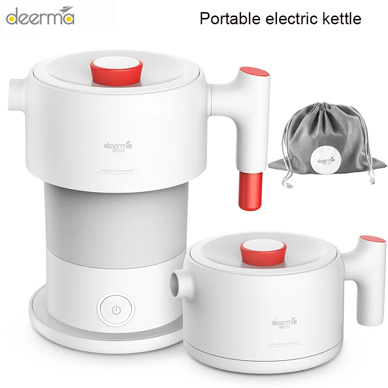 Electric-Kettle Kitchen-Appliances Boil Foldable Deerma Teapot Coffee Water-Travel