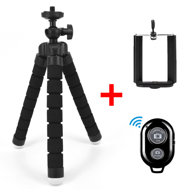 Phone Holder Flexible Octopus Tripod Bracket For Mobile Phone Camera selfie stand Monopod Support Photo Remote Control