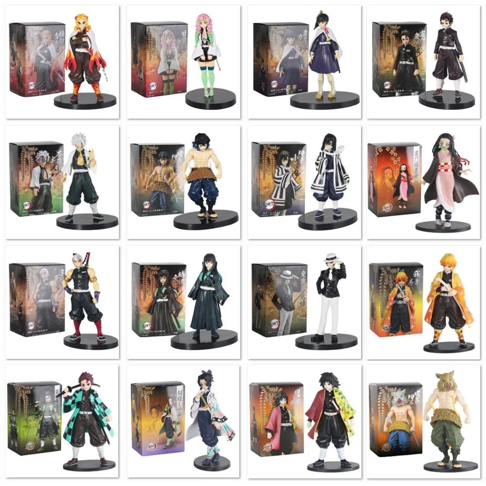 Kamado Tanjiro Agatsuma Zenitsu Postura sentada anime Figura de ação em PVC  Figura de ação Figura de Anime Presente para fã de Anime (Hashibira Inosuke)