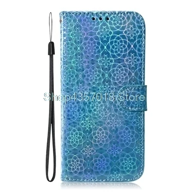 Blue Флип Чехол-бумажник для телефона Etui samsung Galaxy A2 2 ядра A2Core A260 SM-A260F/Чехлы DS SM-A260G/DS SM a260F/DS A260G/DS - Цвет: Blue