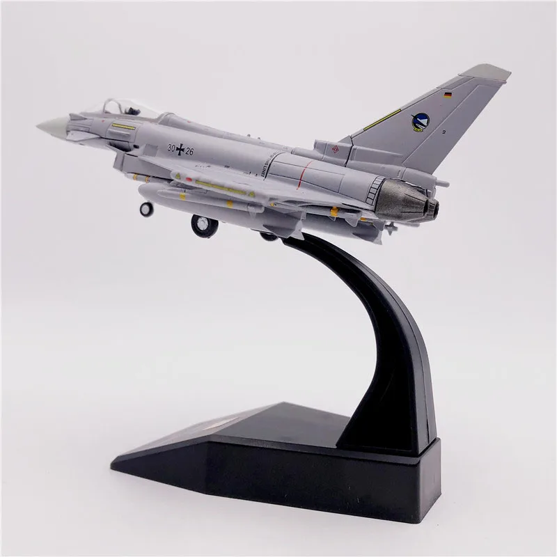 JASON TUTU Aircraft Model Diecast Metal 1:100 Scale German Air Force Typhoon EF2000 Europe Fighter model Plane Collection gifts
