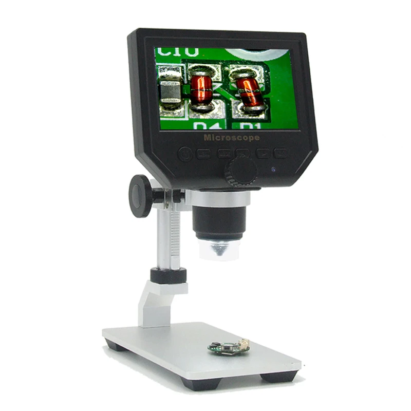 

Portable LCD Display Digital Microscope 3.6MP 1080P Video Camera 600X Continuous Magnification Zoom with Bracket WWO66