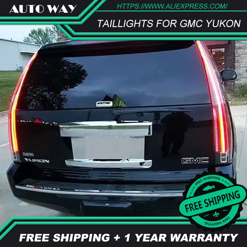 Автомобильный Стильный чехол для GMC YUKON 2007- задние фары светодиодный задний фонарь GMC YUKON задний фонарь все светодиодный задний фонарь