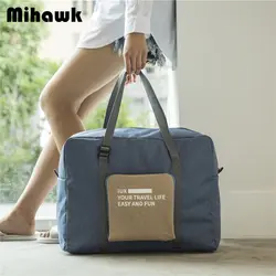 Mihawk дорожные сумки Повседневная Одежда Органайзер сумка для хранения Collation Tote чемодан на молнии Сумка выходные походные аксессуары