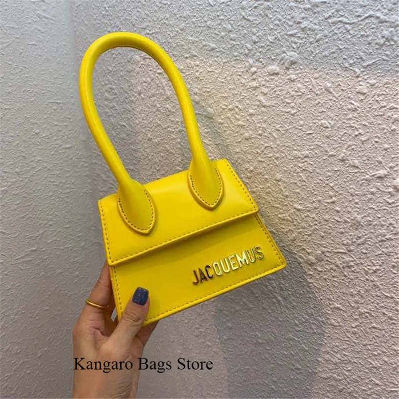 Jacuqemus sac a main 2020 новые модные сумки на плечо для женщин мини кожаная сумка дизайнерская маленькая сумка тоут сумка мессенджер Bolsa сумочка|Сумки с ручками| | АлиЭкспресс