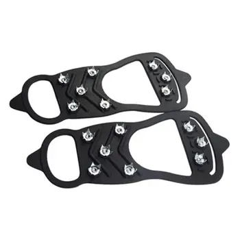 

Shoe Spikes Outdoor Women Men Gadgets Camping Crampon Grips Fashion Professional Rubber Hiking Climbing L Claws
