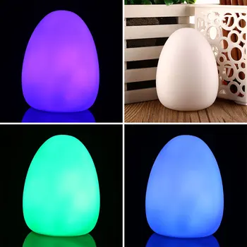 

LED Multi color Color Changing Colorful Egg Room Decor Baby Night Light