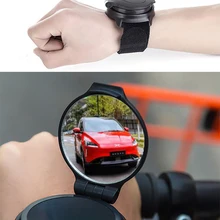 Велосипед Заднего вида Регулируемый 360 градусов Поворот MTB рука наручный ремешок аксессуары для велосипедов заднего вида