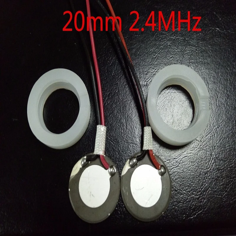 20mm 2.4Mhz Ultrasonic Mist Maker Fogger Atomizing Transducer Oscillating Blade Piezoelectric Ceramic Air Humidifier Accessory 2 PCS mini humidifier,humidifier board,aromatherapy essential oil diffuser