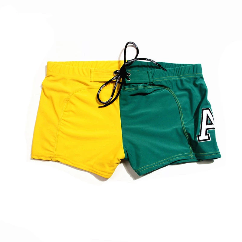 

Summer Men's Board Shorts Swimming trunks Boxer trunks Double color splicing Swimming Beach Shorts A18091