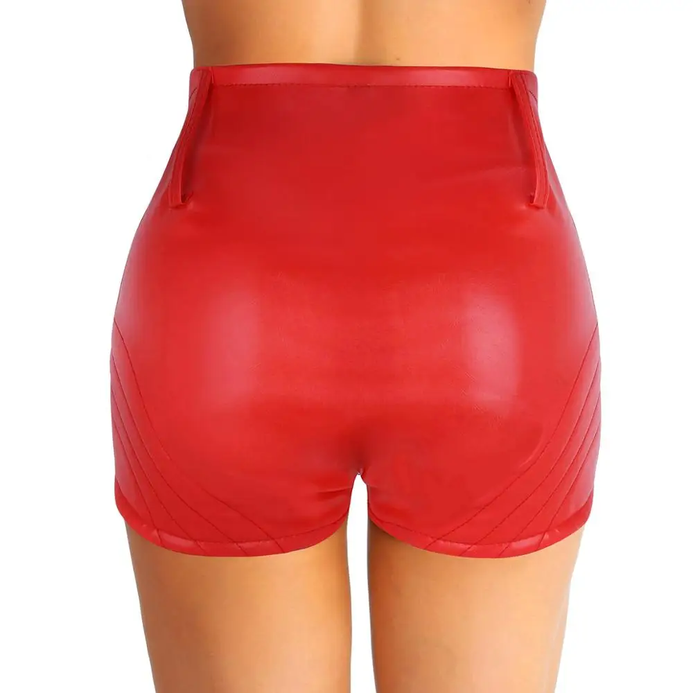 Женские кожаные шорты DPOIS сексуальные для танцев на шесте большие размеры одежда