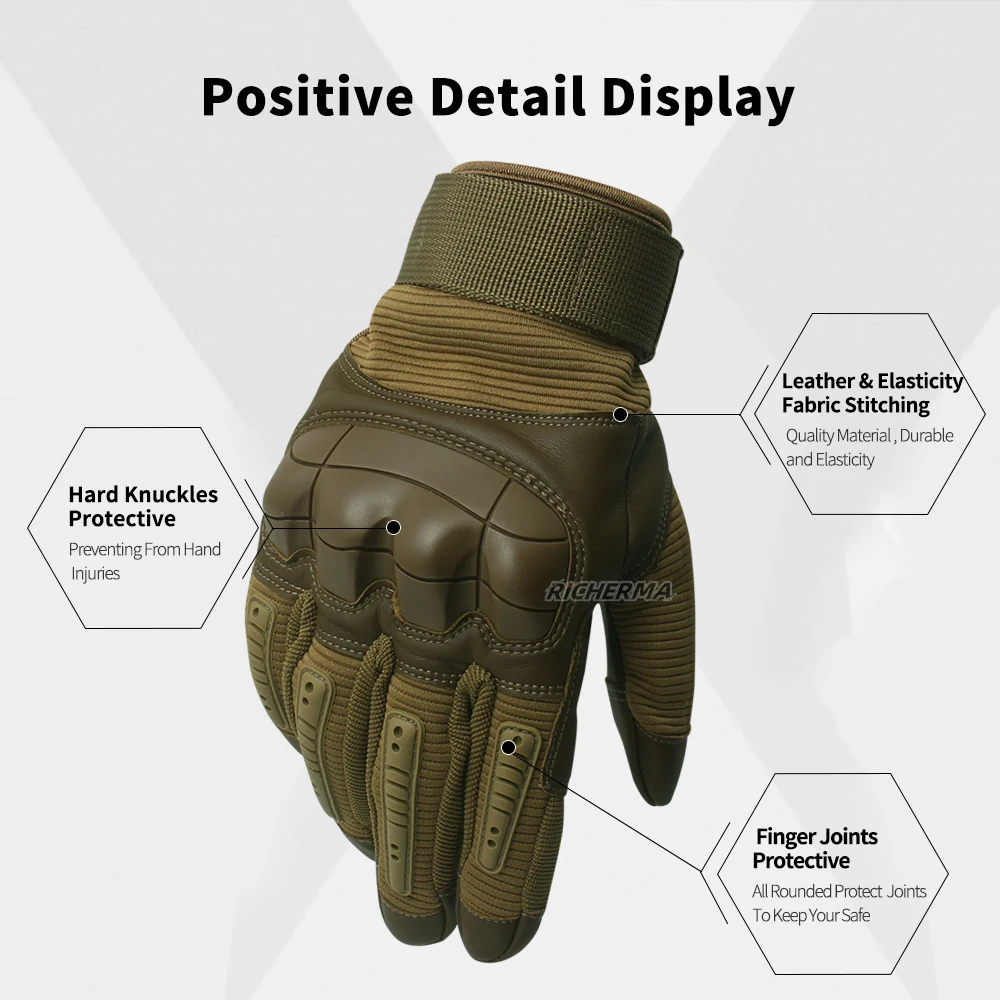 Зимние мотоциклетные перчатки с полным пальцем мужские для мотокросса сенсорным