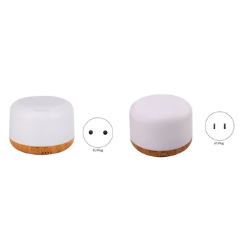 

Remote Control 300Ml Aroma Diffuser Ultrasonic with Changing Colored Led Lights Cool Spray Mist Essential Oil Humidifier
