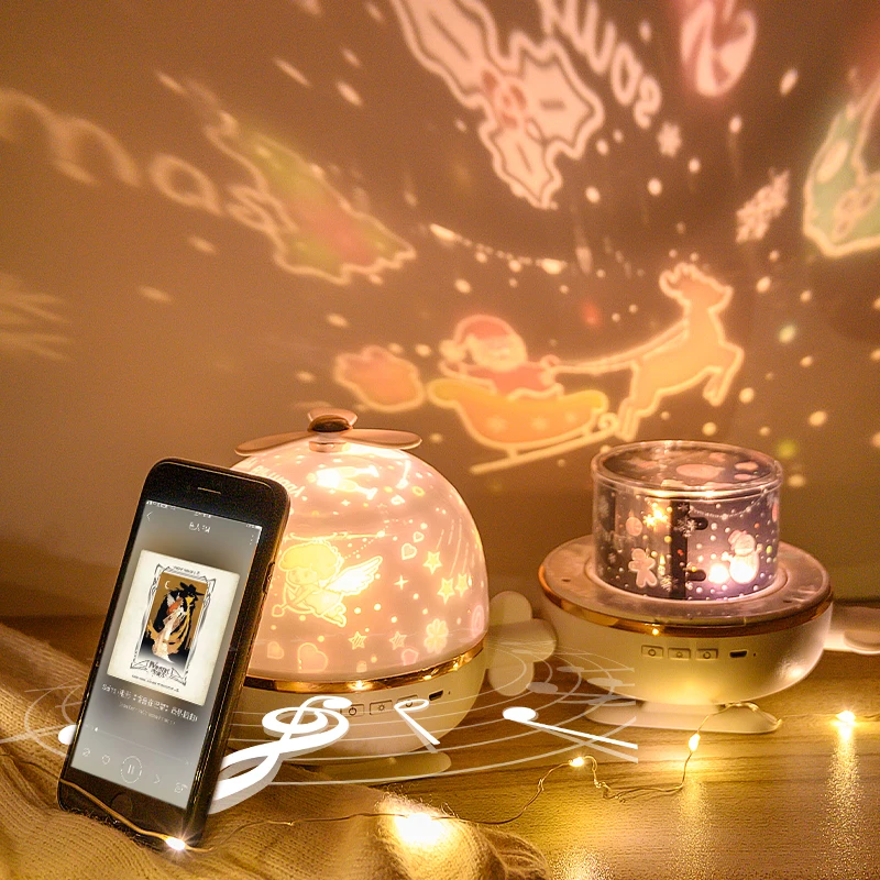 

Projector Light Dream Rotation Starry Sky Projection Night Light Kids Room Bedroom Creative Romantic Universe Ocean Projector