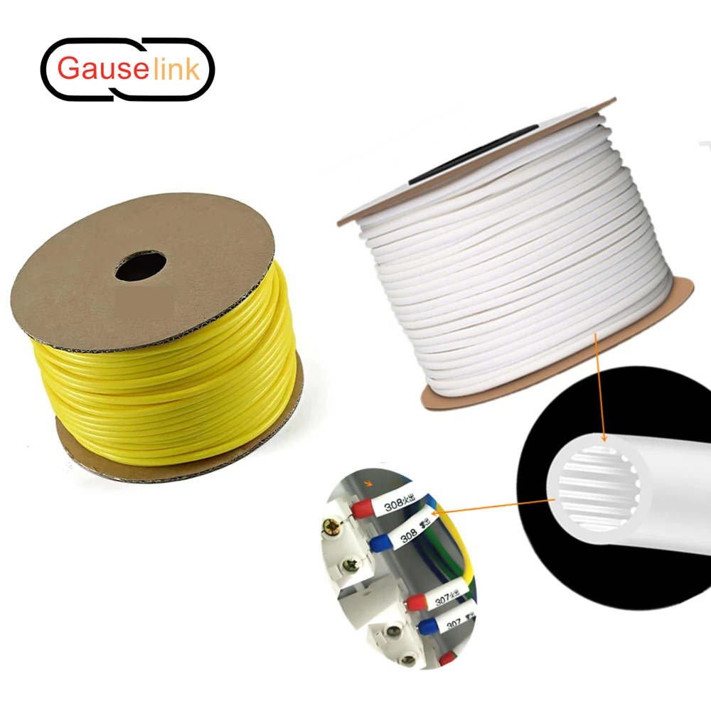 ElectricalWireCableIdentificationSleeveTubeMarkLabelWhite